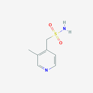 molecular formula C7H10N2O2S B13225075 (3-Methylpyridin-4-yl)methanesulfonamide 