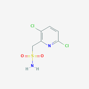 molecular formula C6H6Cl2N2O2S B13225076 (3,6-Dichloropyridin-2-yl)methanesulfonamide 