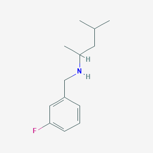 [(3-Fluorophenyl)methyl](4-methylpentan-2-yl)amine