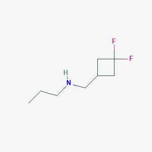 [(3,3-Difluorocyclobutyl)methyl](propyl)amine