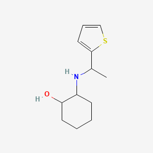 2-{[1-(Thiophen-2-yl)ethyl]amino}cyclohexan-1-ol