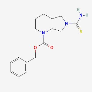 Benzyl 6-carbamothioyl-octahydro-1H-pyrrolo[3,4-b]pyridine-1-carboxylate