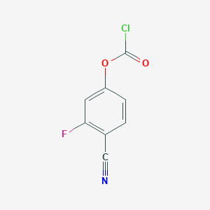 4-Cyano-3-fluorophenyl chloroformate