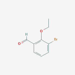 molecular formula C9H9BrO2 B1322514 3-Bromo-2-ethoxybenzaldehyde CAS No. 1009091-82-0