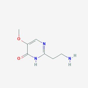 2-(2-Aminoethyl)-5-methoxy-3,4-dihydropyrimidin-4-one