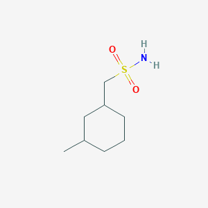 molecular formula C8H17NO2S B13225192 (3-Methylcyclohexyl)methanesulfonamide 