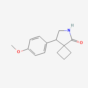 8-(4-Methoxyphenyl)-6-azaspiro[3.4]octan-5-one