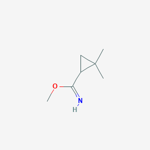 Methyl 2,2-dimethylcyclopropane-1-carboximidate