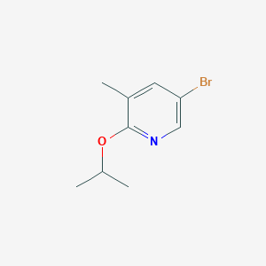 molecular formula C9H12BrNO B1322523 5-溴-2-异丙氧基-3-甲基吡啶 CAS No. 760207-88-3