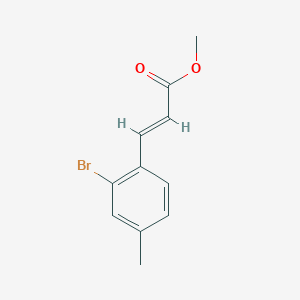 Methyl (2E)-3-(2-bromo-4-methylphenyl)prop-2-enoate