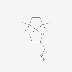 {6,6,9,9-Tetramethyl-1-oxaspiro[4.4]nonan-2-yl}methanol