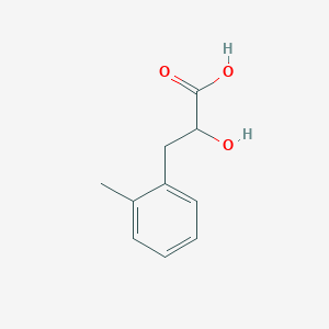 molecular formula C10H12O3 B13225284 2-Hydroxy-3-(o-tolyl)propanoic acid CAS No. 1181631-87-7