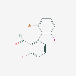 2-(2-Bromo-6-fluorophenyl)-6-fluorobenzaldehyde