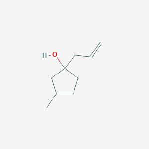 3-Methyl-1-(prop-2-EN-1-YL)cyclopentan-1-OL