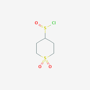 1,1-Dioxo-1lambda6-thiane-4-sulfinyl chloride