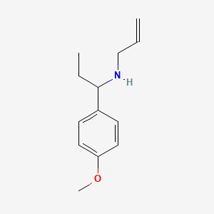 [1-(4-Methoxyphenyl)propyl](prop-2-EN-1-YL)amine