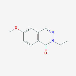 molecular formula C11H12N2O2 B13225366 2-Ethyl-6-methoxy-1,2-dihydrophthalazin-1-one 