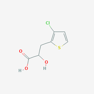 3-(3-Chlorothiophen-2-yl)-2-hydroxypropanoic acid