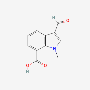 3-Formyl-1-methyl-1H-indole-7-carboxylic acid