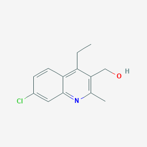 (7-Chloro-4-ethyl-2-methylquinolin-3-yl)methanol