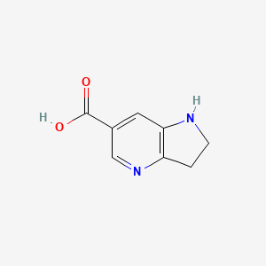 1H,2H,3H-Pyrrolo[3,2-B]pyridine-6-carboxylic acid