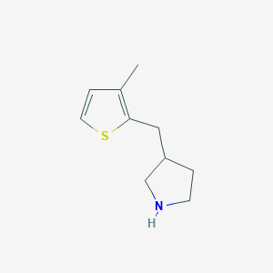 3-[(3-Methylthiophen-2-yl)methyl]pyrrolidine