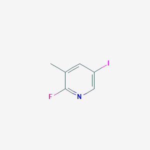 molecular formula C6H5FIN B1322544 2-氟-5-碘-3-甲基吡啶 CAS No. 205245-17-6
