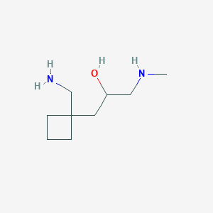 1-[1-(Aminomethyl)cyclobutyl]-3-(methylamino)propan-2-ol