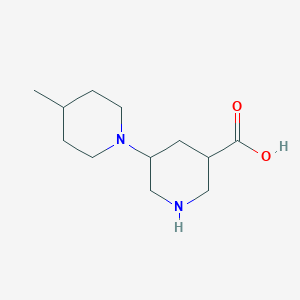 5-(4-Methylpiperidin-1-yl)piperidine-3-carboxylic acid