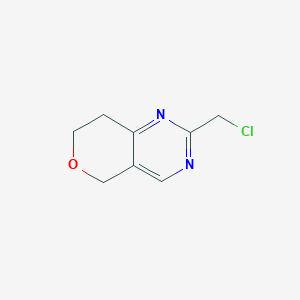 2-(Chloromethyl)-5H,7H,8H-pyrano[4,3-d]pyrimidine