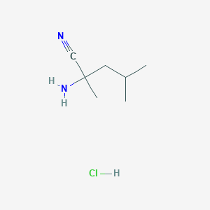 2-Amino-2,4-dimethylpentanenitrile hydrochloride