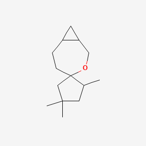 3',3',5'-Trimethyl-3-oxaspiro[bicyclo[5.1.0]octane-4,1'-cyclopentane]