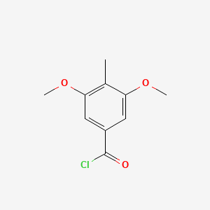 molecular formula C10H11ClO3 B1322570 3,5-二甲氧基-4-甲基苯甲酰氯 CAS No. 34523-76-7