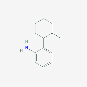 molecular formula C13H19N B13225740 2-(2-Methylcyclohexyl)aniline 