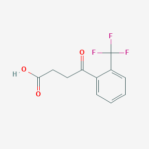 molecular formula C11H9F3O3 B1322577 4-氧代-4-(2-三氟甲苯基)丁酸 CAS No. 200725-09-3