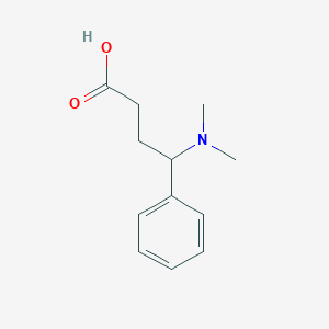 molecular formula C12H17NO2 B13225799 4-(Dimethylamino)-4-phenylbutanoic acid 