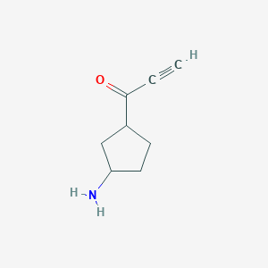 1-(3-Aminocyclopentyl)prop-2-yn-1-one