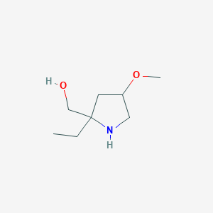 (2-Ethyl-4-methoxypyrrolidin-2-yl)methanol