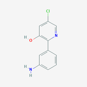 2-(3-Aminophenyl)-5-chloropyridin-3-ol