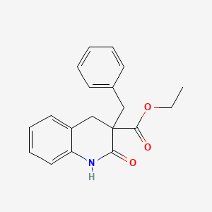 Ethyl 3-benzyl-2-oxo-1,2,3,4-tetrahydroquinoline-3-carboxylate