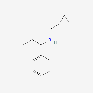 (Cyclopropylmethyl)(2-methyl-1-phenylpropyl)amine