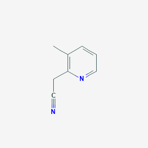 molecular formula C8H8N2 B1322600 2-(3-甲基吡啶-2-基)乙腈 CAS No. 38203-11-1