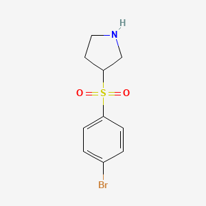 3-(4-Bromobenzenesulfonyl)pyrrolidine