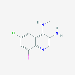 6-Chloro-8-iodo-N4-methylquinoline-3,4-diamine