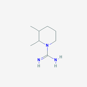 molecular formula C8H17N3 B13226115 2,3-Dimethylpiperidine-1-carboximidamide 