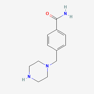 4-(Piperazin-1-ylmethyl)benzamide