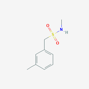 molecular formula C9H13NO2S B13226182 N-methyl-1-(3-methylphenyl)methanesulfonamide 