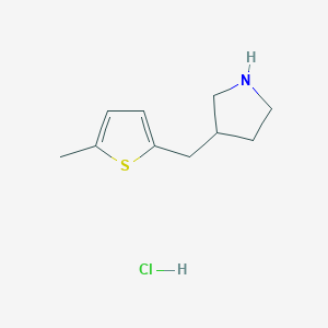 3-((5-Methylthiophen-2-yl)methyl)pyrrolidine hydrochloride