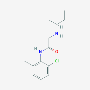 2-[(Butan-2-yl)amino]-N-(2-chloro-6-methylphenyl)acetamide