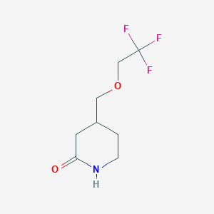 4-[(2,2,2-Trifluoroethoxy)methyl]piperidin-2-one